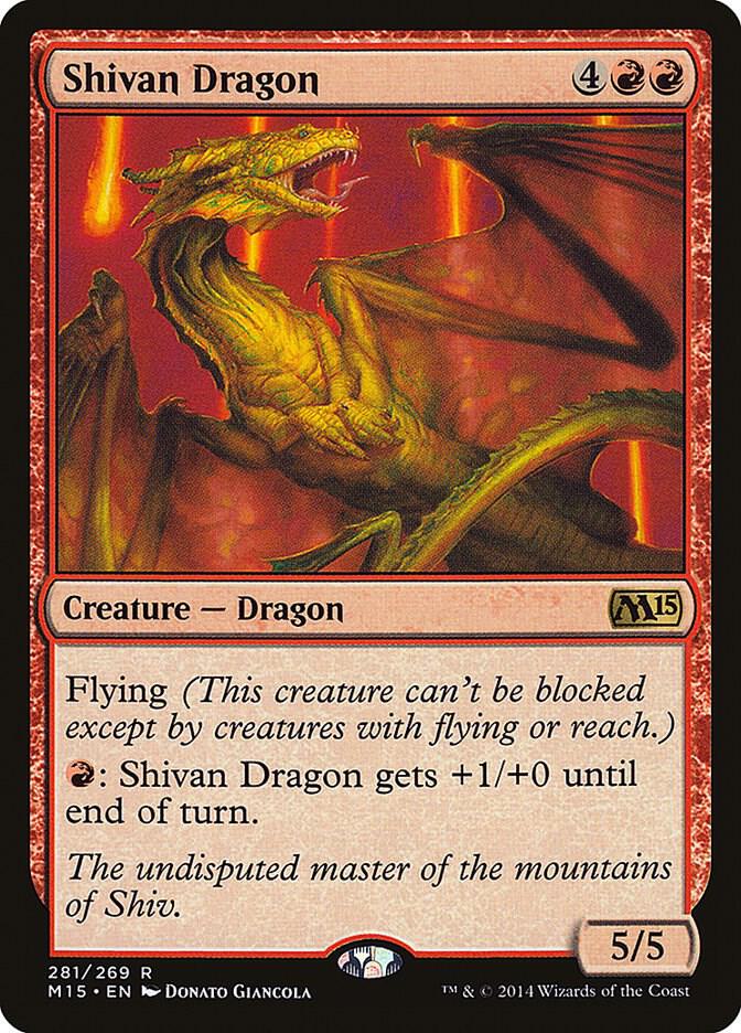 プ*ン様 Shiva - マジック：ザ・ギャザリング Shivan Dragon - Magic 2015 (M15) - Magic: The Gathering