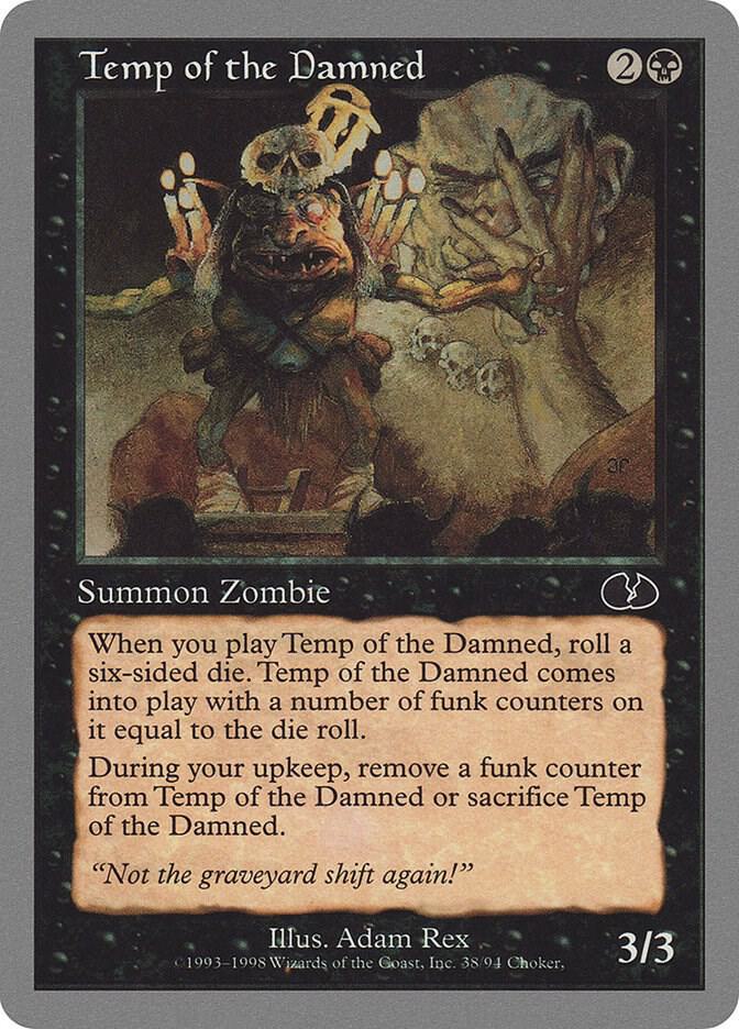 Temp of the Damned - Unglued - Magic: The Gathering - TCGplayer.com