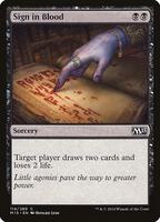 Sign in Blood - Magic 2015 (M15) - Magic: The Gathering
