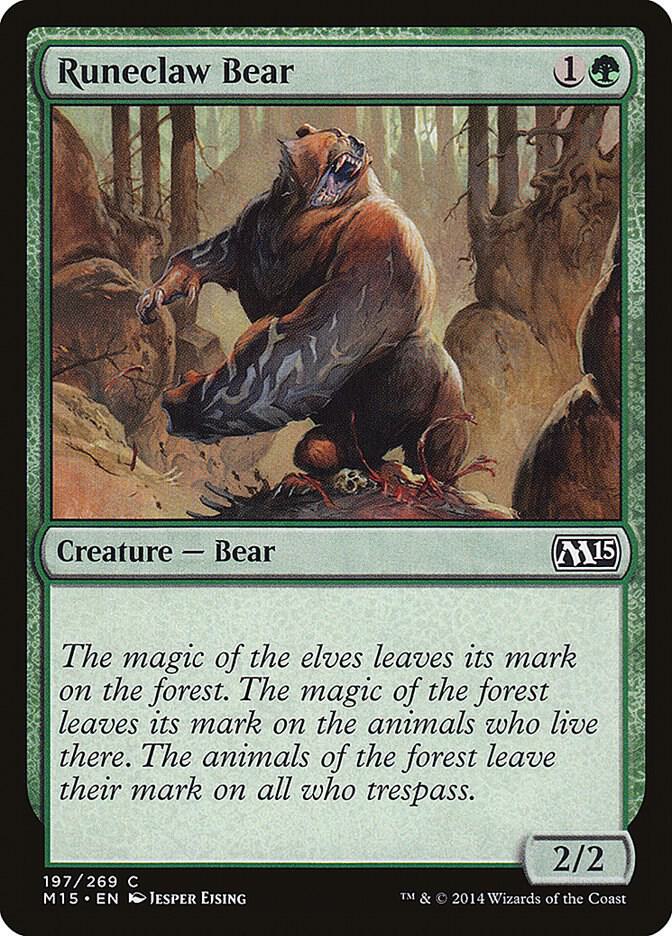 Runeclaw Bear - Magic 2015 (M15) - Magic: The Gathering - TCGplayer.com Runeclaw Bear - Magic 2015 (M15) - Magic: The Gathering - TCGplayer.com