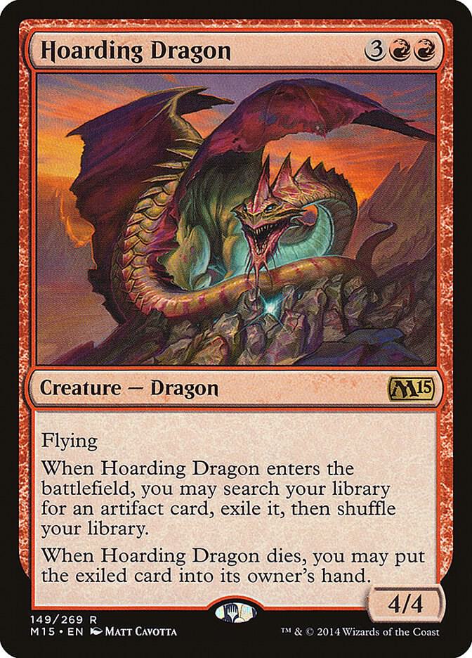 Hoarding Dragon - Magic 2015 (M15) - Magic: The Gathering