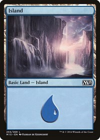 Island (255) - Magic 2015 (M15) - Magic: The Gathering card