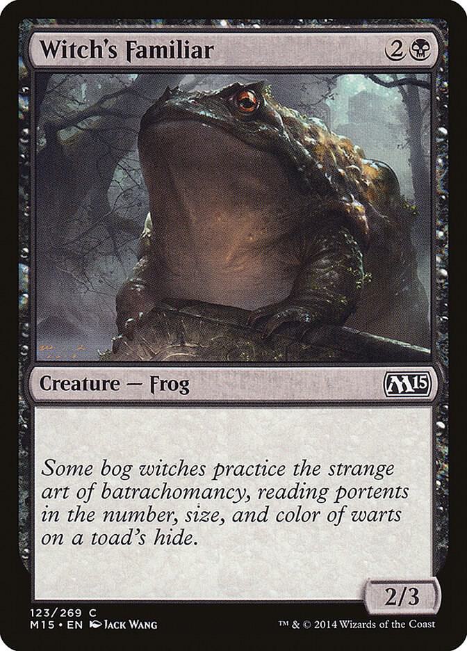【大阪-兵庫手渡し限定】 L WITCH MTGS-594B Witch's Familiar - Magic 2015 (M15) - Magic: The Gathering