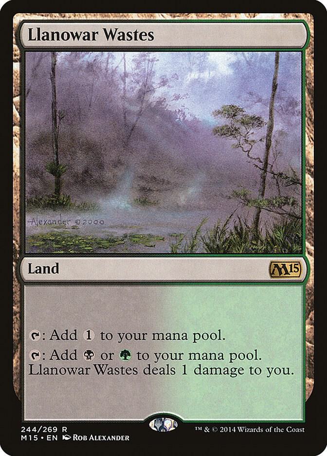 Llanowar Wastes - Magic 2015 (M15) - Magic: The Gathering