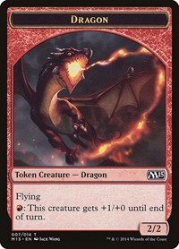 Dragon Token - Magic 2015 (M15) - Magic: The Gathering card