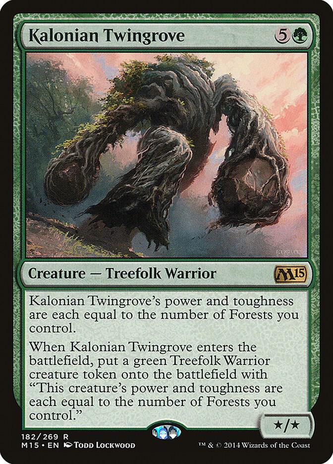 Kalonian Twingrove - Magic 2015 (M15) - Magic: The Gathering