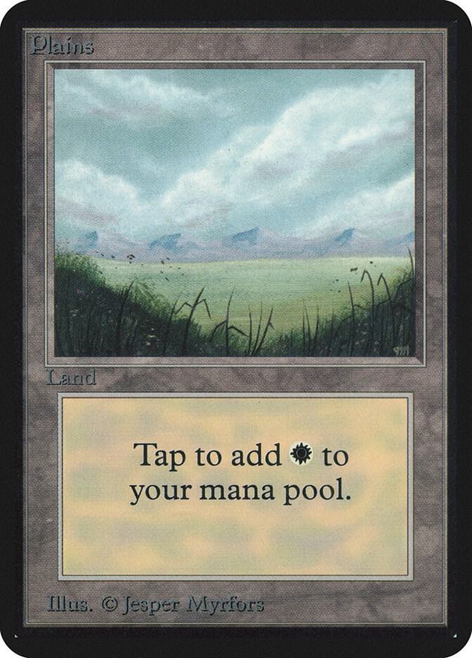 MTG plains 平地 基本土地 alpha α 7枚セット Plains (A) - Alpha Edition - Magic: The Gathering - TCGplayer.com