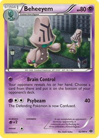 Beheeyem - 62/99 (Cosmos Holo) #062/099 from Blister Exclusives Pokemon card image