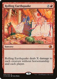 Rolling Earthquake - From the Vault: Annihilation - Magic: The Gathering card