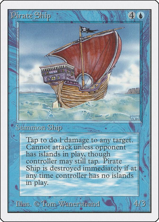 Pirate Ship - Unlimited Edition - Magic: The Gathering - TCGplayer.com