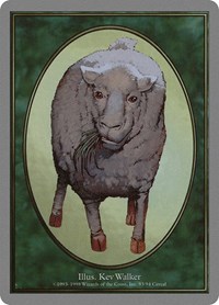Sheep Token - Unglued - Magic: The Gathering card