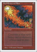 Red Elemental Blast - Unlimited Edition - Magic: The Gathering
