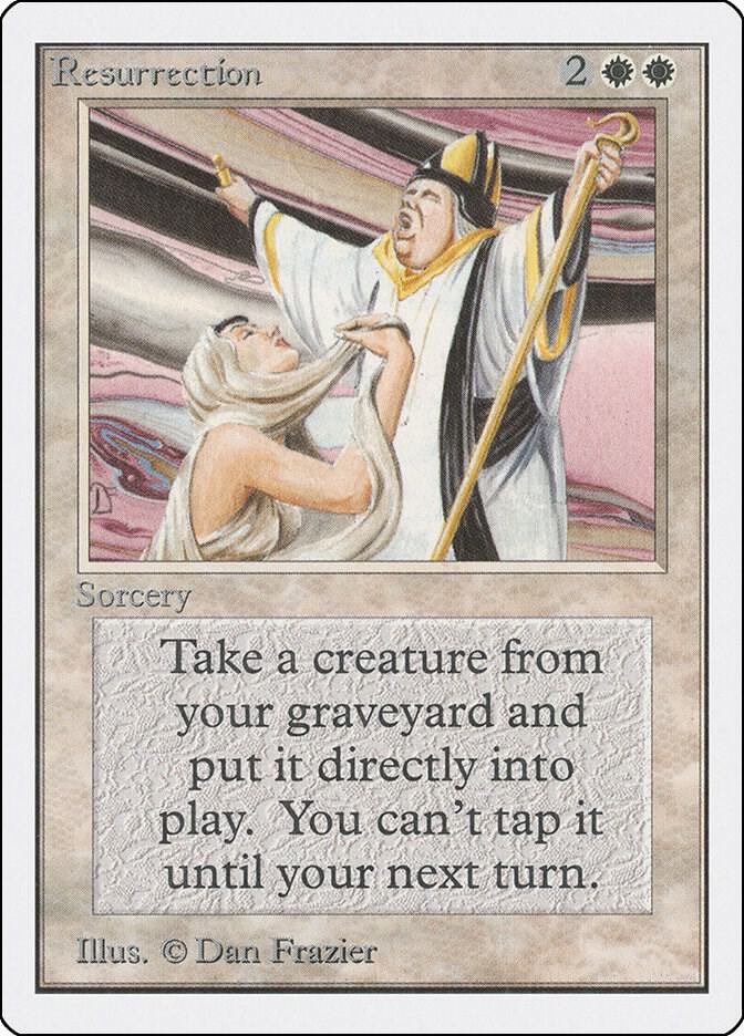 Resurrection - Unlimited Edition - Magic: The Gathering