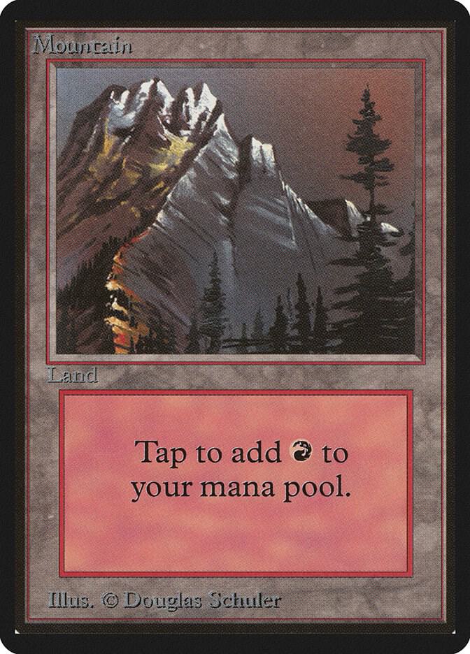 Mountain (A) - Beta Edition - Magic: The Gathering - TCGplayer.com