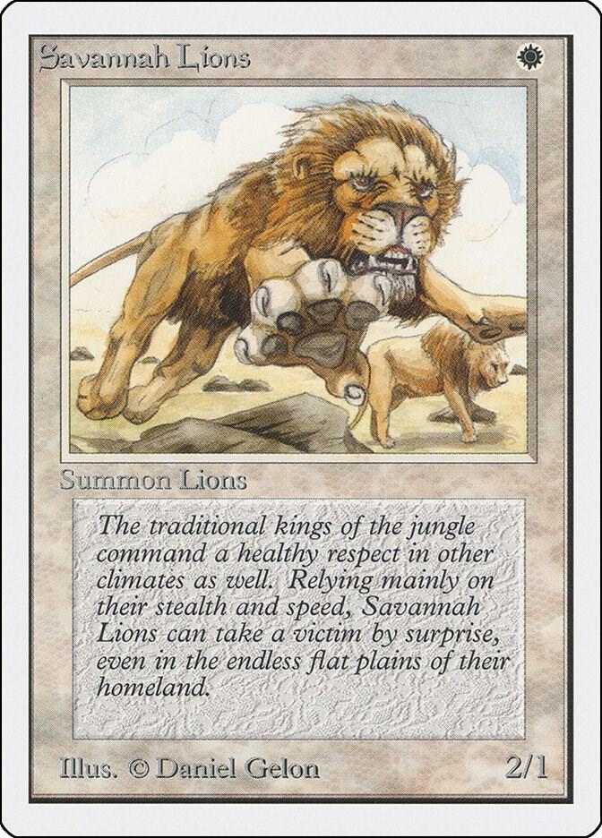 Savannah Lions - Unlimited Edition - Magic: The Gathering