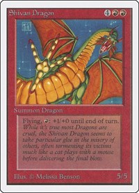 Shivan Dragon (Unlimited Edition)
