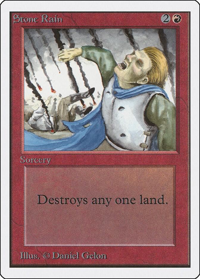 Stone Rain - Unlimited Edition - Magic: The Gathering - TCGplayer.com