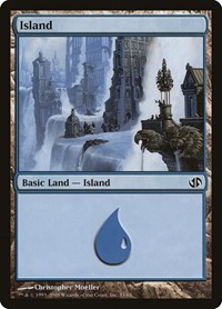 Island (33) - Duel Decks: Jace vs. Chandra - Magic: The Gathering card