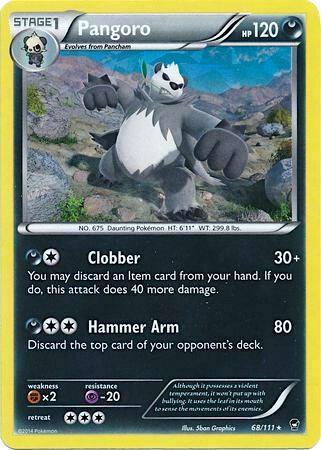 Pangoro - 68/111 (Cracked Ice Holo) 068/111 from Deck Exclusives