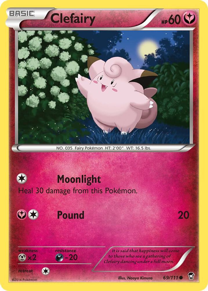 y-*♡ Clefairy (69) - XY - Furious Fists - Pokemon - TCGplayer.com