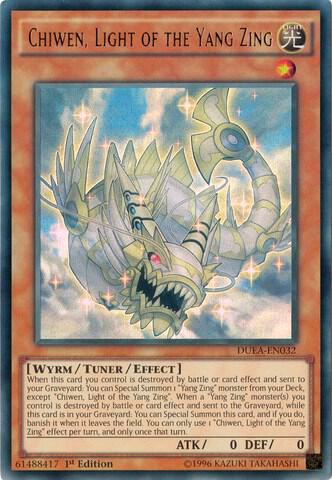 Yu-Gi-Oh! - Chiwen, Light of the Yang Zing (DUEA-EN032) - Duelist Alliance - 1st Edition - Ultra Rare Yu-Gi-Oh! - Chiwen, Light of the Yang Zing (DUEA-EN032) - Duelist Alliance - 1st Edition - Ultra Rare