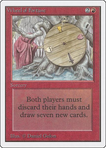 Wheel of Fortune マジック：ザ・ギャザリング Wheel of Fortune - Unlimited Edition - Magic: The Gathering