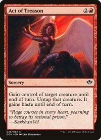 Act of Treason - Duel Decks: Speed vs. Cunning - Magic: The Gathering card