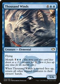 Thousand Winds - Duel Decks: Speed vs. Cunning - Magic: The Gathering card