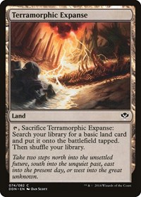 Terramorphic Expanse - Duel Decks: Speed vs. Cunning - Magic: The Gathering card