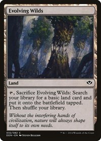 Evolving Wilds - Duel Decks: Speed vs. Cunning - Magic: The Gathering card