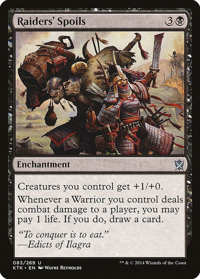 Raiders' Spoils 83 card