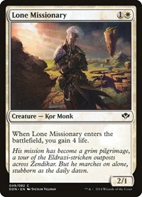 Lone Missionary (Duel Decks: Speed vs. Cunning)