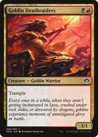 Goblin Deathraiders from DDN #6, Magic: The Gathering card