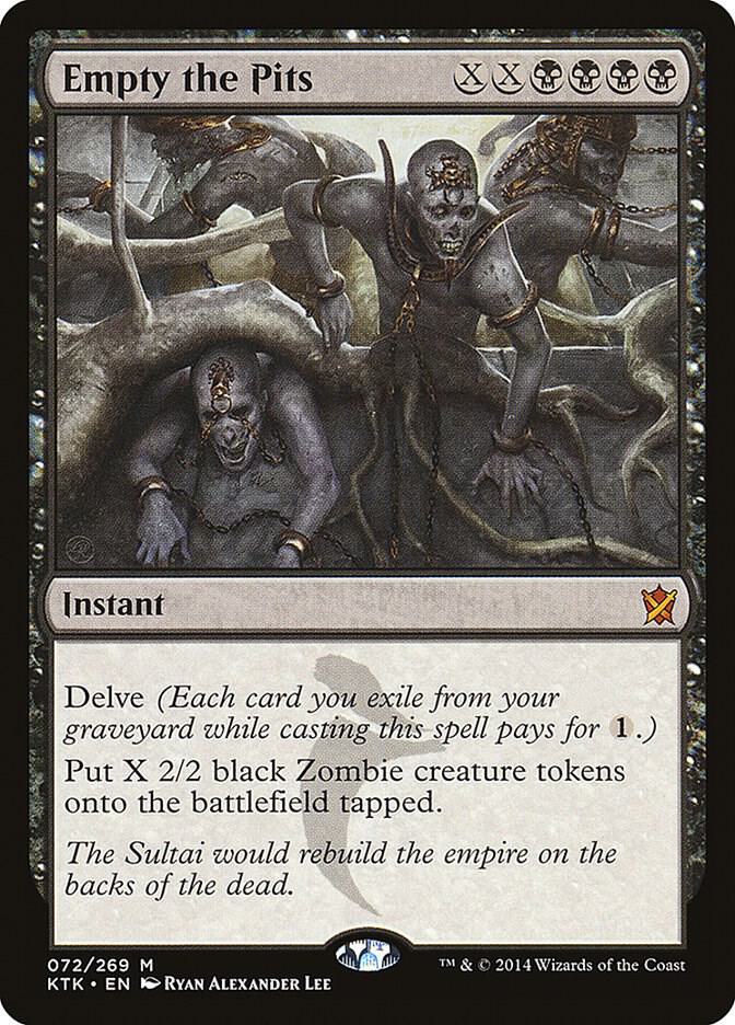 Empty the Pits 72 card
