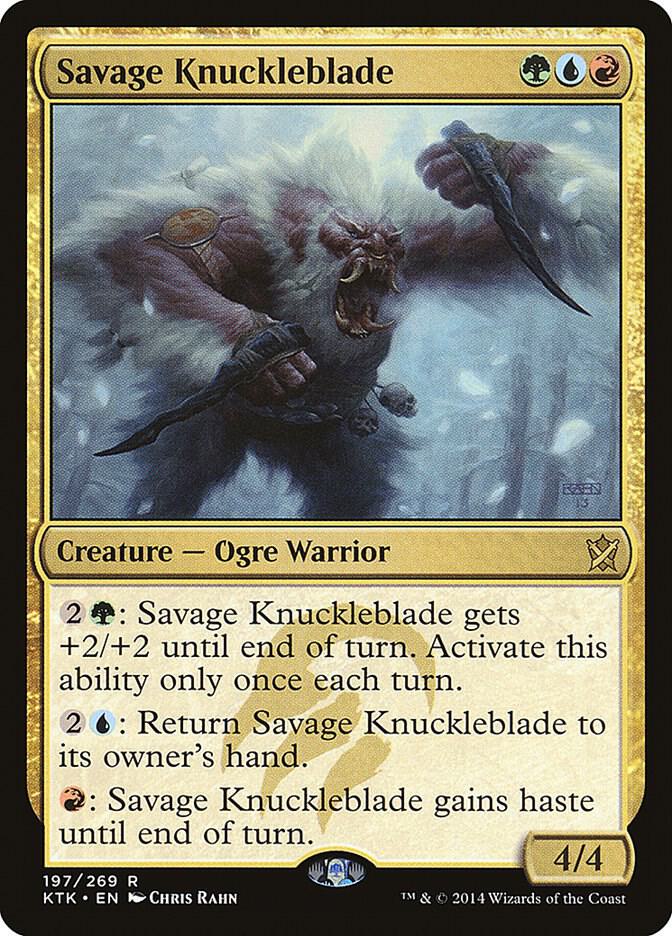 Savage Knuckleblade 197 card
