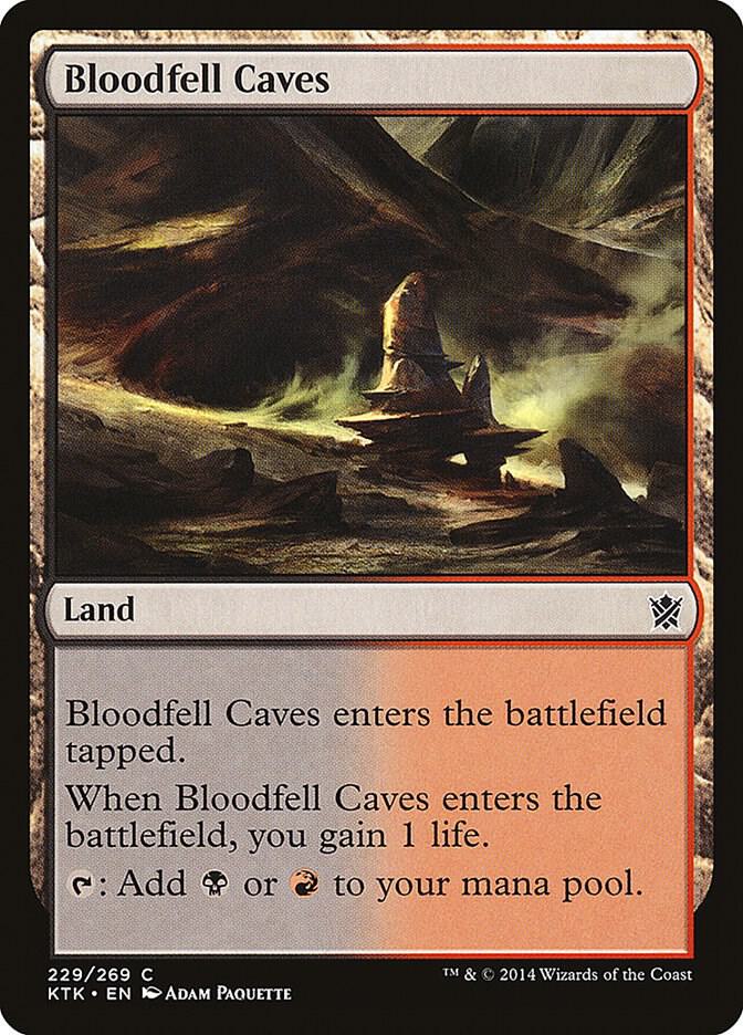Bloodfell Caves - Khans of Tarkir - Magic: The Gathering