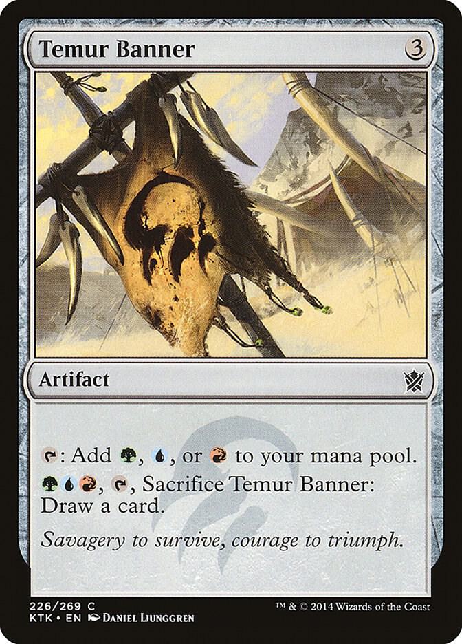 Temur Banner - Khans of Tarkir - Magic: The Gathering - TCGplayer.com