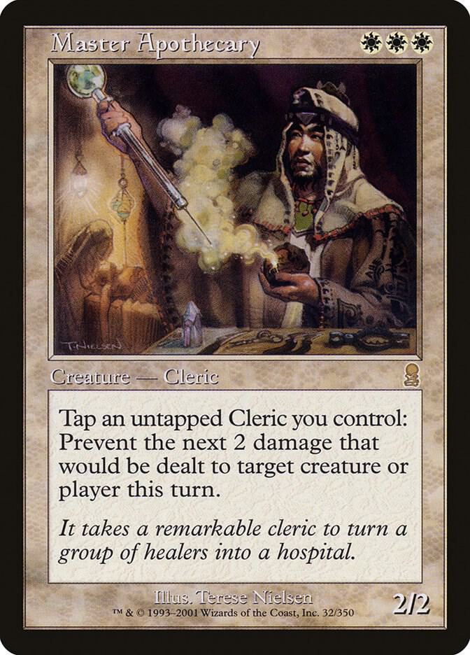 Master Apothecary 32 card