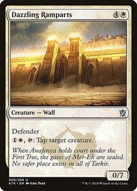Dazzling Ramparts - Khans of Tarkir - Magic: The Gathering card