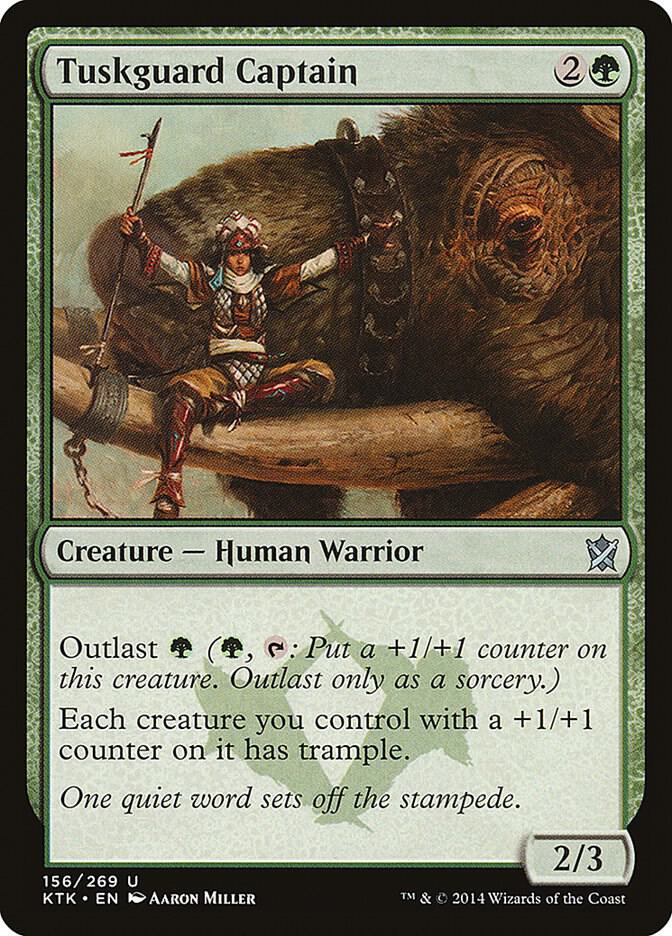 Tuskguard Captain 156 card