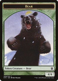 Bear Token (Khans of Tarkir)