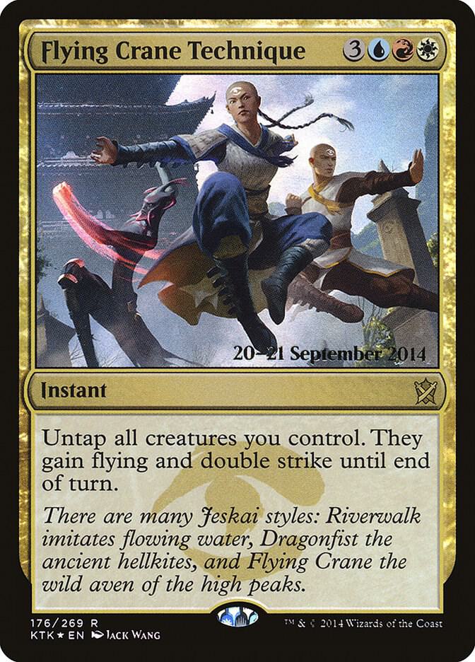 Flying Crane Technique 176 card