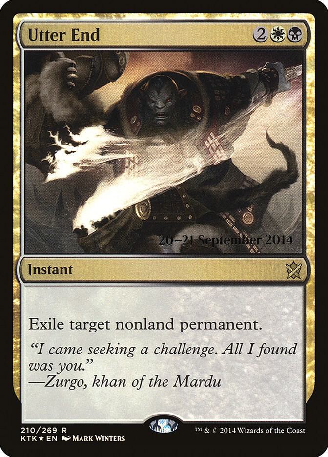 Utter End 210 card