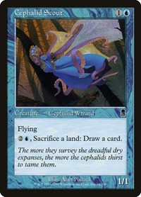 Cephalid Scout - Odyssey - Magic: The Gathering card