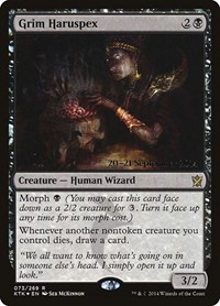 Grim Haruspex - Prerelease Cards - Magic: The Gathering card