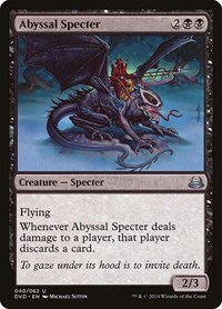 Abyssal Specter - Duel Decks: Anthology - Magic: The Gathering card