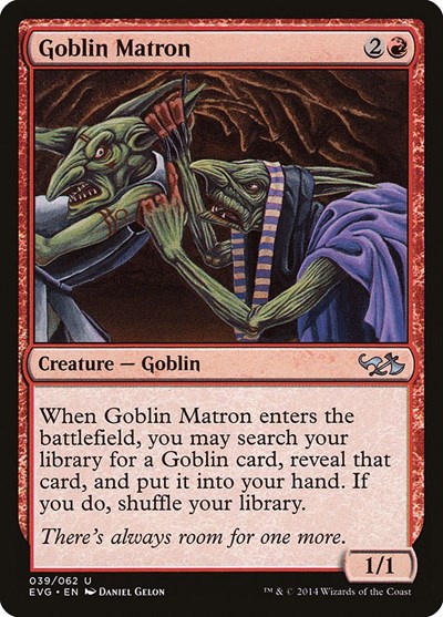 Goblin Matron from EVG #39, Magic: The Gathering card