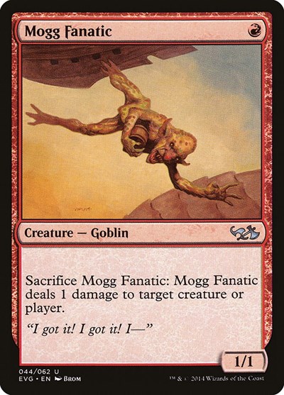 Mogg Fanatic from DD3 #44, Magic: The Gathering card