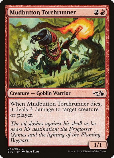 Mudbutton Torchrunner from EVG #46, Magic: The Gathering card