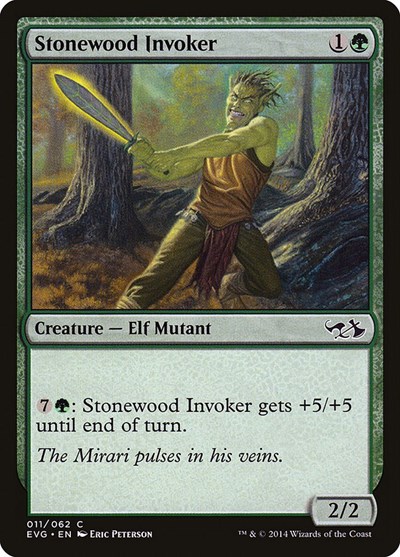 Stonewood Invoker from DD3 #11, Magic: The Gathering card